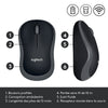 Logitech Wireless Mouse M185 (Gris) Logitech Wireless Mouse M185 (Gris)