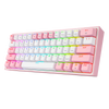 Redragon K616 Fizz PRO 60% Wireless RGB Red Switches (White/Pink) Redragon K616 Fizz PRO 60% Wireless RGB Red Switches (White/Pink)