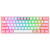Redragon K616 Fizz PRO 60% Wireless RGB Red Switches (White/Pink) Redragon K616 Fizz PRO 60% Wireless RGB Red Switches (White/Pink)