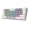 Redragon K617 Fizz 60% RGB Red Switches (Gray/White) Redragon K617 Fizz 60% RGB Red Switches (Gray/White)