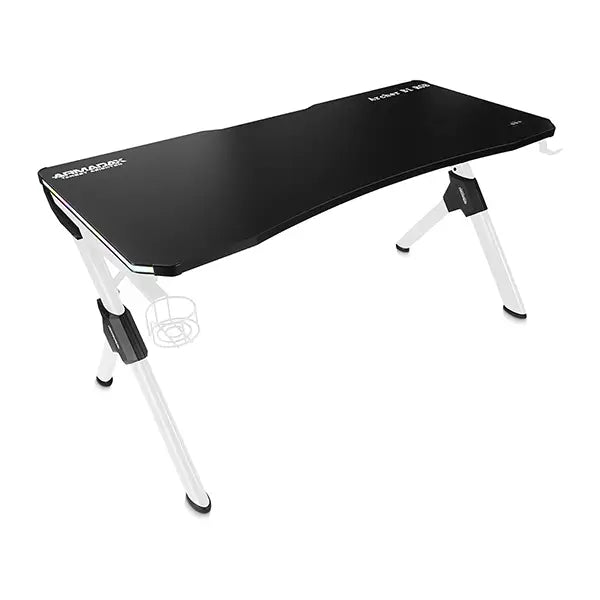 Bureau Gamer ArmadaX Archer B1 RGB 150cm Blanc