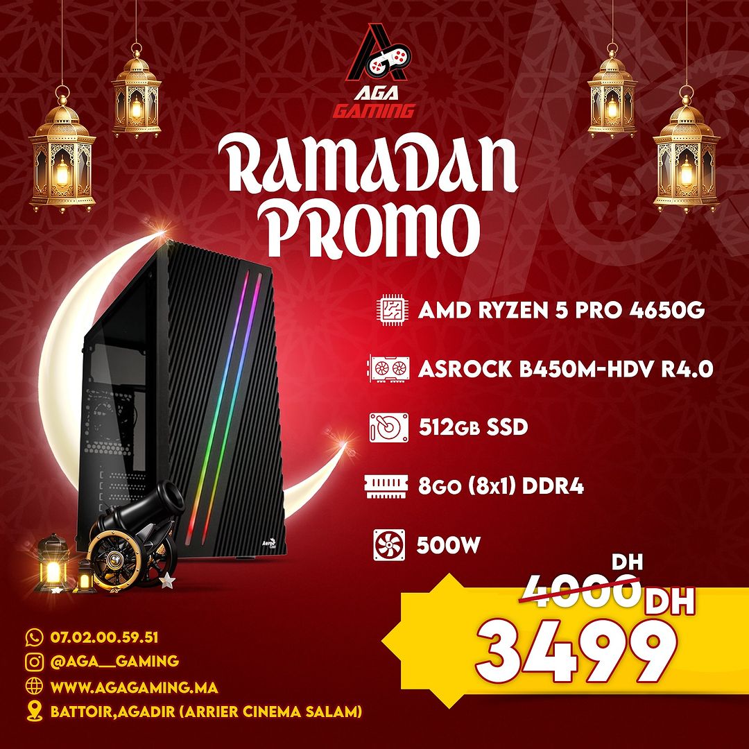 PC Gamer Ryzen 5 PRO 4650G/16Gb/512Gb ssd