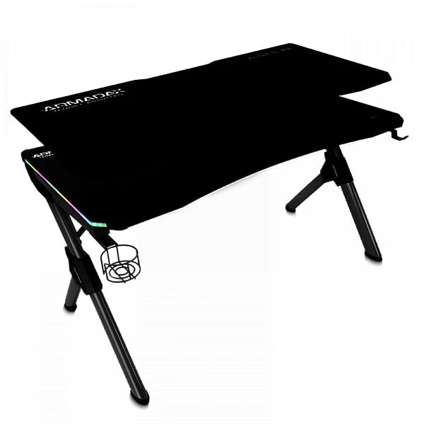 Bureau Gamer ArmadaX Archer B1 RGB 150cm Black