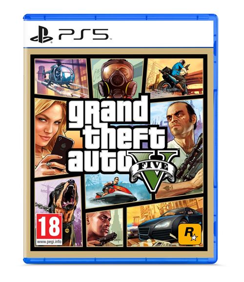 GTA V Jeu PS5 (CD)