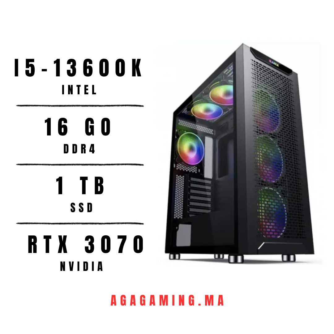 PC Gamer Intel I5 13600K RTX 3070