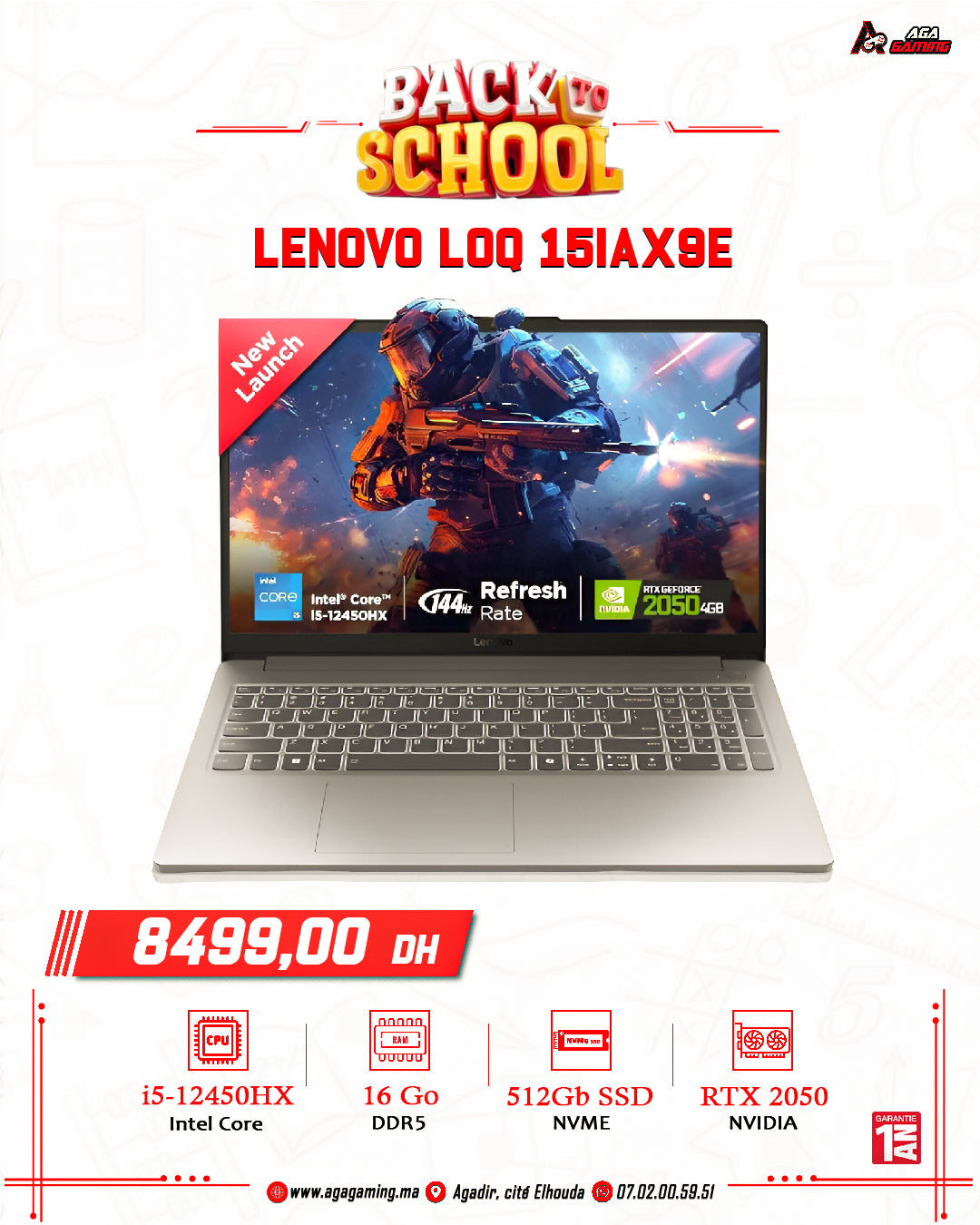 LENOVO LOQ 15IAX9E