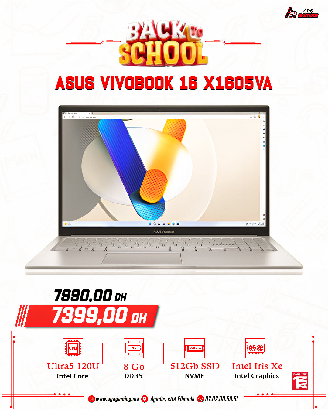 ASUS Vivobook 16 X1605VA