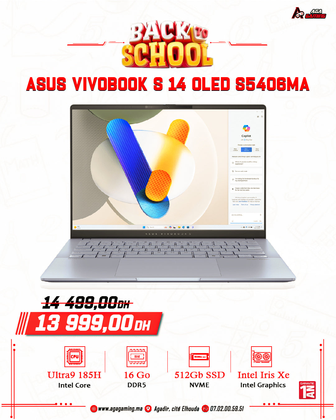 ASUS Vivobook S 14 OLED S5406MA Ultra9