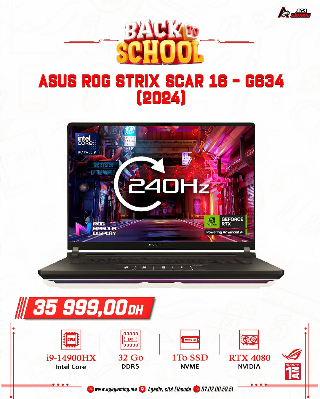 ASUS ROG STRIX SCAR 16 - G634 2024
