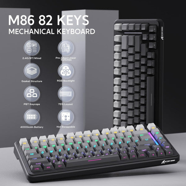 ATTACK SHARK M86 Moonlit Night (Blueberry Switch)