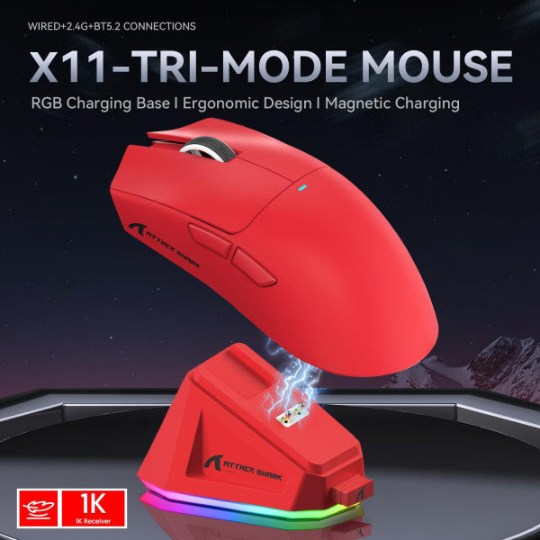 ATTACK SHARK X11 (Red)