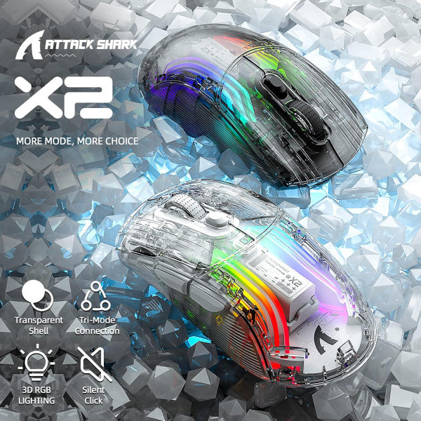 ATTACK SHARK X2 (White)