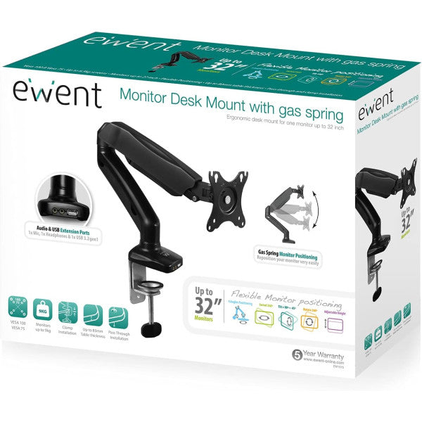 Professional Monitor desk Mount Ewent EW1515 13-32