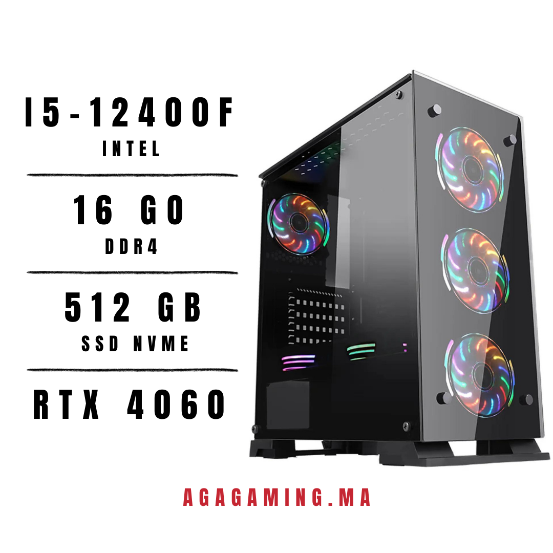 Pc Gamer Intel i5-12400F/ MSI RTX 4060