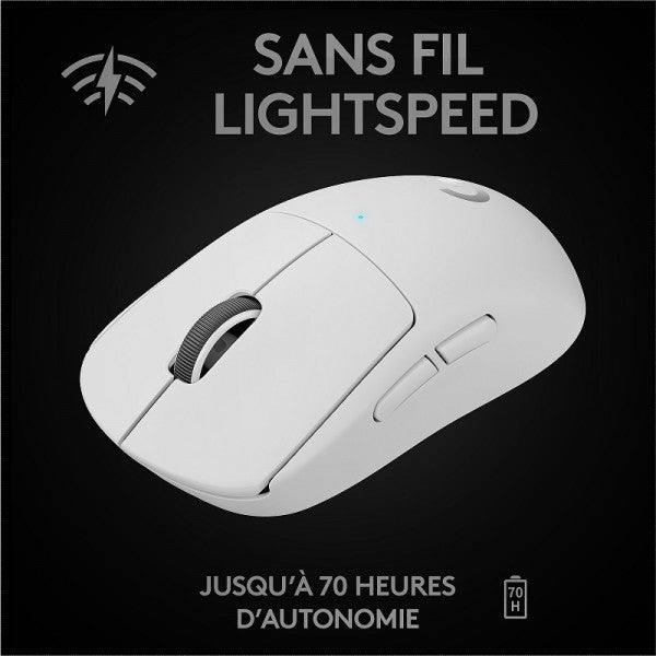 Logitech G Wireless Gaming Pro X Superlight (Blanc)