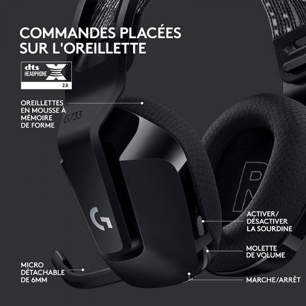 Logitech G733 Lightspeed RGB (black)