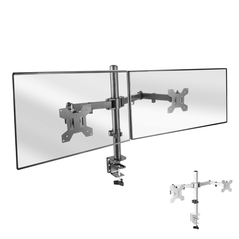 Professional Dual Monitor desk Mount black