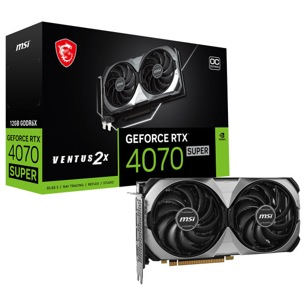 MSI GeForce RTX 4070 SUPER 12G VENTUS 2X OC 12GB GDDR6X