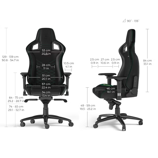 Noblechairs EPIC Black/Green