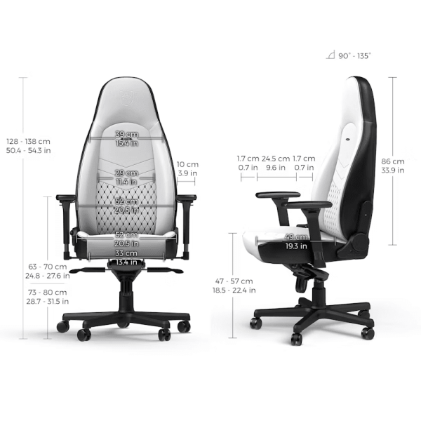 Noblechairs ICON White/Black