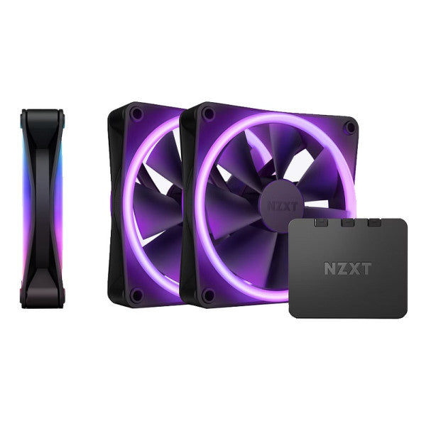 NZXT F120 RGB Duo Triple Pack Black