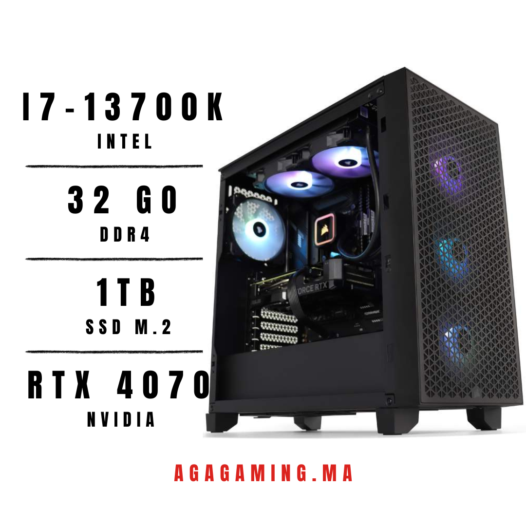 PC Gamer I7-13700k/32Gb/1Tb/RTX 4070 12Gb