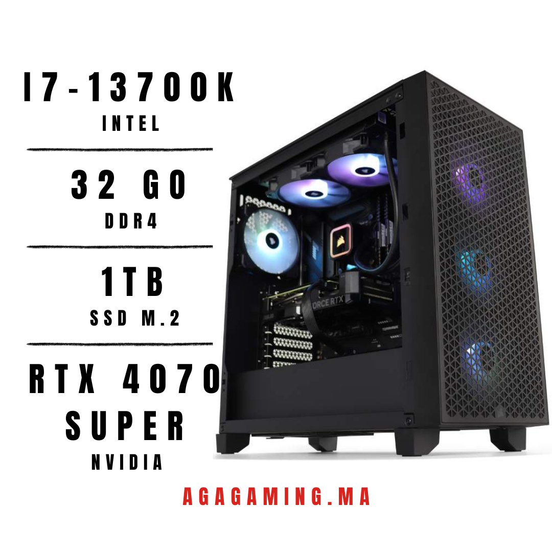 Pc Gamer i7-13700k/32Gb/1Tb/RTX 4070 super