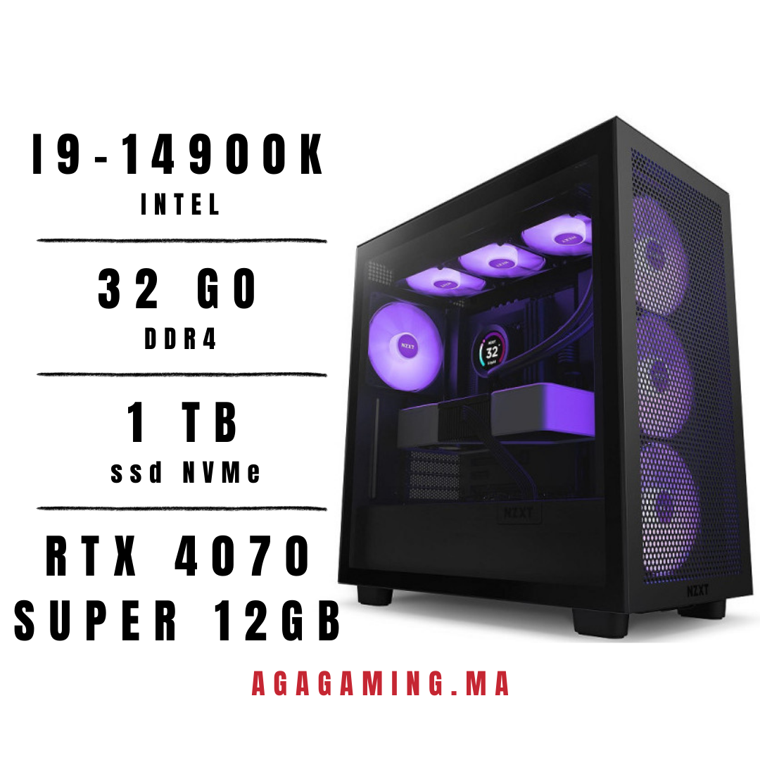 Pc Gamer Intel I9-14900k / RTX 4070 super 12Gb