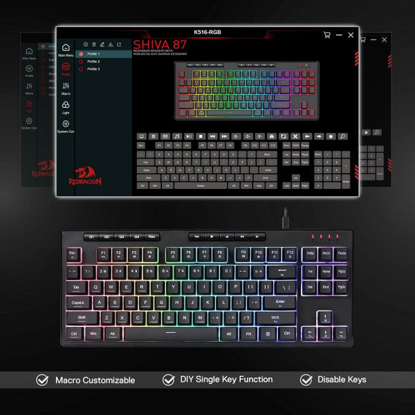 Redragon K516 Shiva TKL RGB