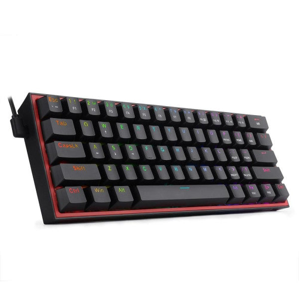 Redragon K617 Fizz 60% RGB Red Switches (Black)