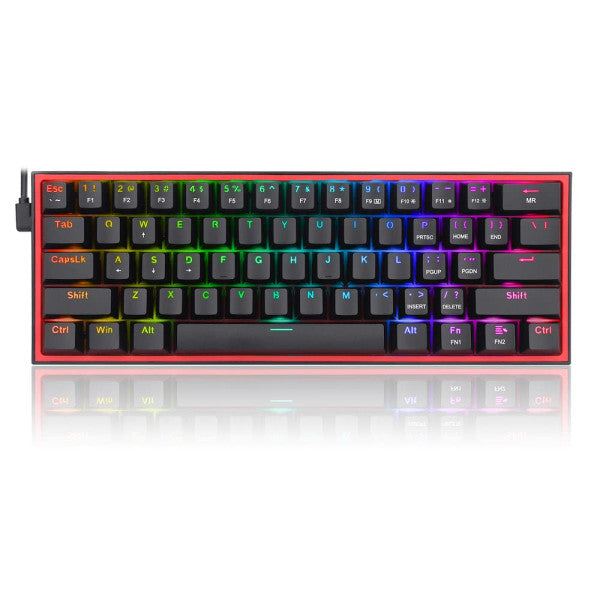 Redragon K617 Fizz 60% RGB Red Switches (Black)