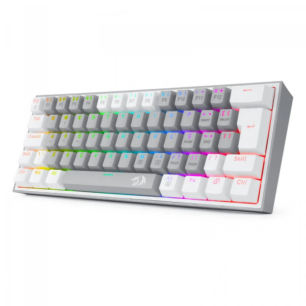 Redragon K617 Fizz 60% RGB Red Switches (Gray/White)