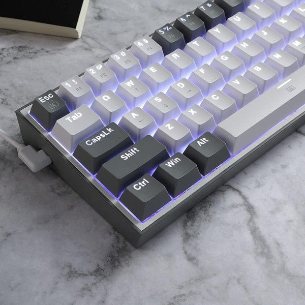 Redragon K617 Fizz 60% RGB Red Switches (White/Gray)