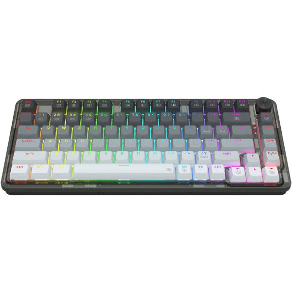 Redragon K673 PRO 75% Wireless RGB Red Switches (Gradient Gray)