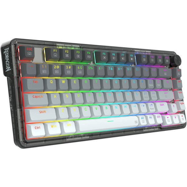 Redragon K673 PRO 75% Wireless RGB Red Switches (Gradient Gray)
