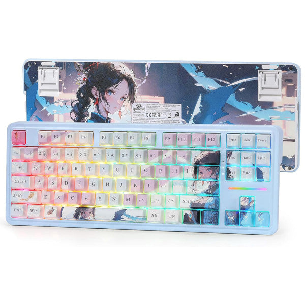 Redragon K728 Antonium Pro Wireless Mechanical Keyboard (Nova Azure)