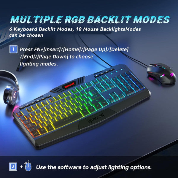 Redragon S101-5 Combo 2in1