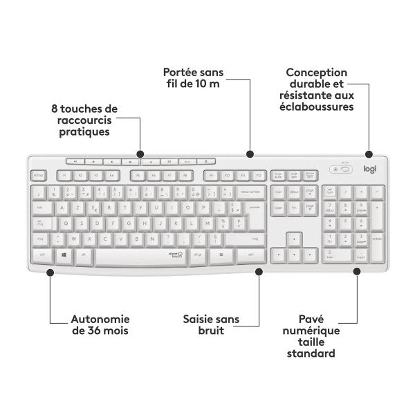 SILENT WIRELESS COMBO Logitech MK295