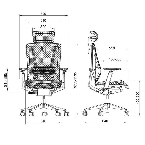 SKILLCHAIRS Ergo Vittoria