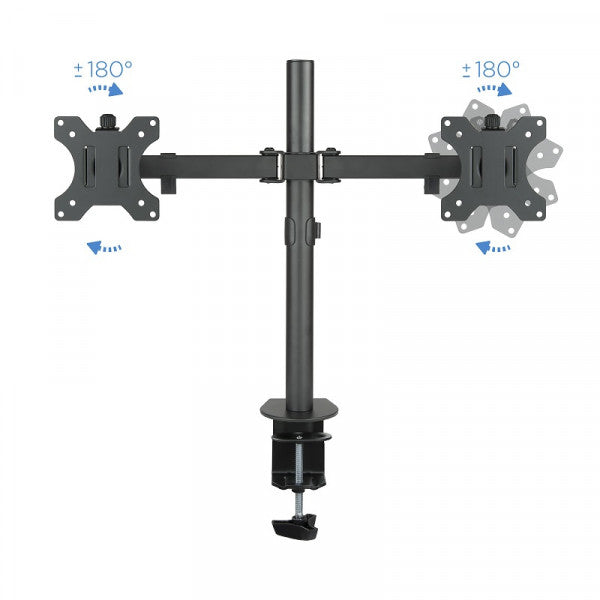 Professional Dual Monitor desk Mount Tooq DB1232TN-B